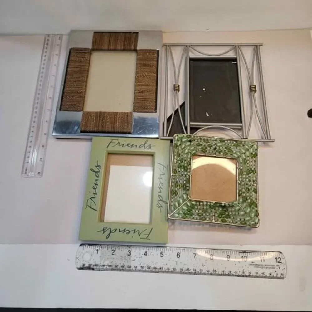 Assorted Decorative Photo Frame Set of 4